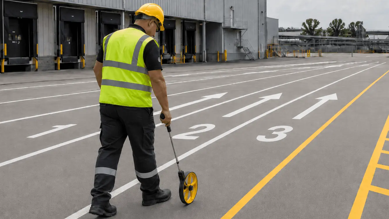 Segnaletica orizzontale aziendale: ordine, sicurezza e durata partono dal progetto